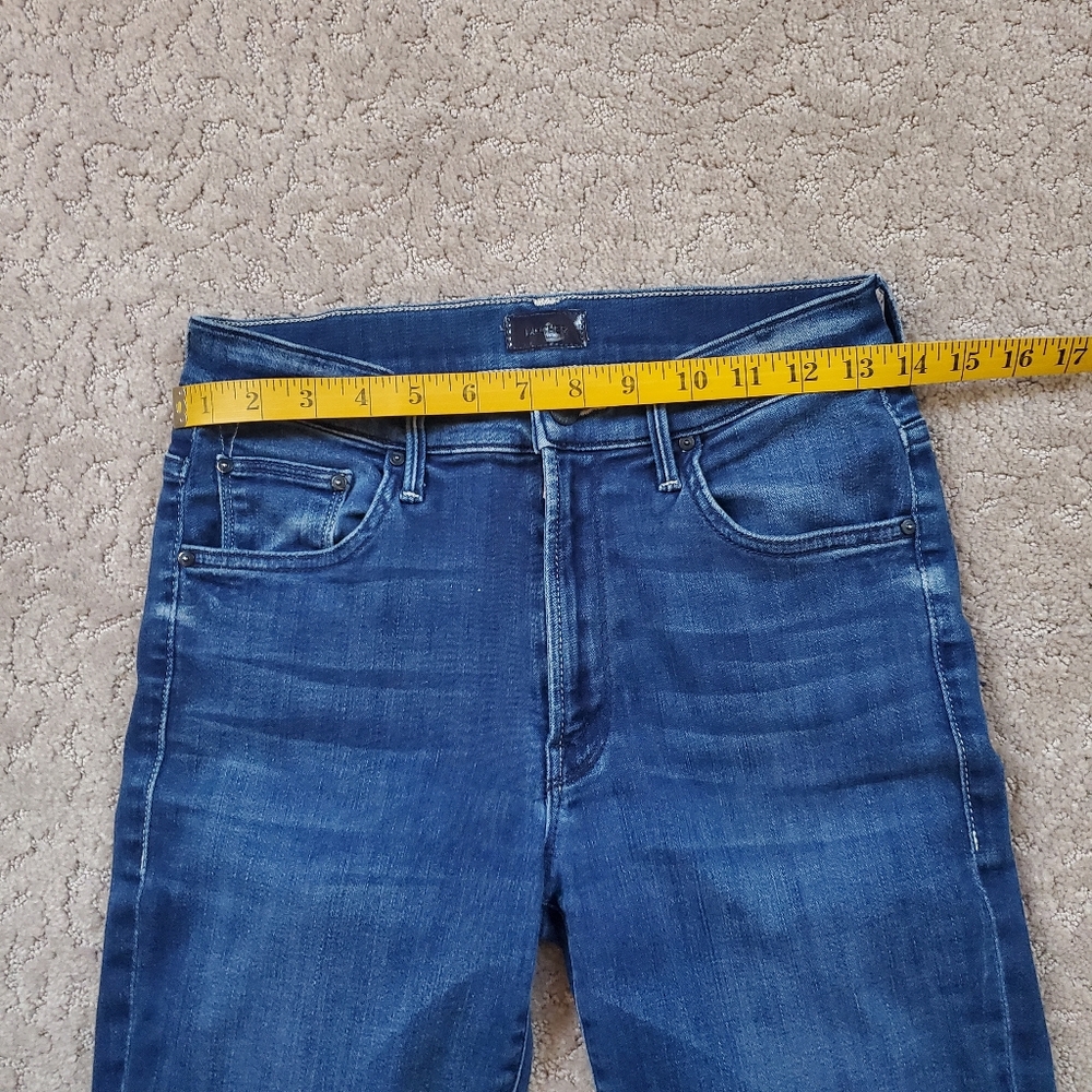 Mother Insider Ankle Dark Wash Blue Bootcut Jeans - Picture 10 of 12